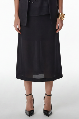 Saia Em Organza - Preto 461515PR01...