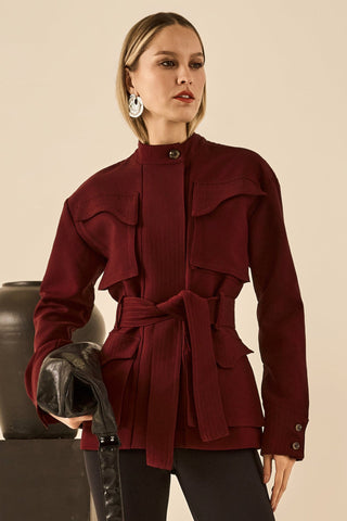 Jaqueta Descolada Chic - Vinho 401524VM05