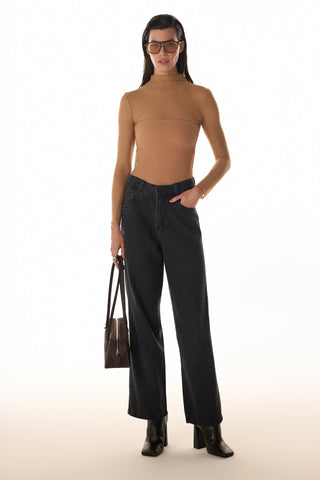 Blusa Basica Em Tule - Pele 411528BG11