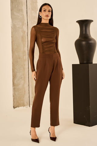 Calça Alfaitaria - Marron 441516MA09