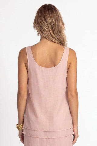 Camiseta Basica Transparencia - Rosa Claro - costas