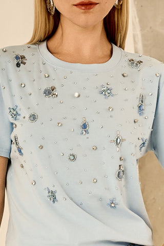 T-shirt - Azul Claro 411536AZ08.