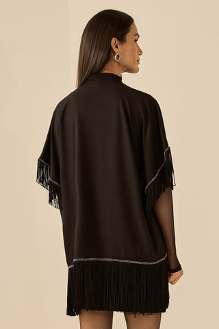 Kimono C/ Franjas - Preto 411544PR01...
