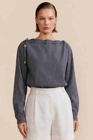 Blusa Ombro a Ombro Listras - 411607