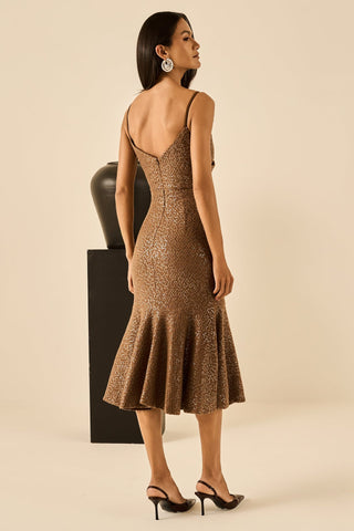 Vestido Mirage Glow - Caramelo 421519BG03.