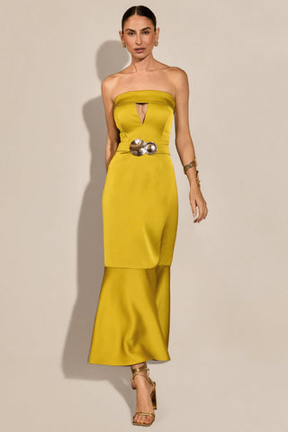 Vestido Midi Miss e Jabô na Saia - 421606