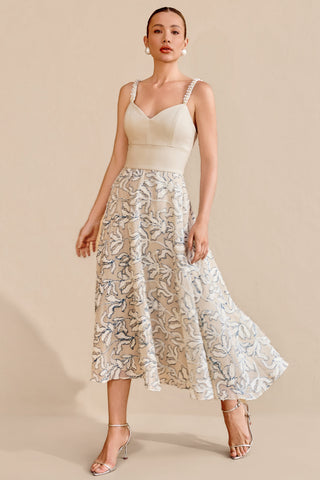 Vestido Midi Linho Tecido Exclusivo - 421613