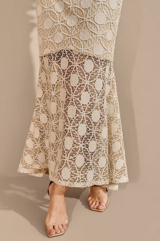 Vestido Renda Geométrica - 421614