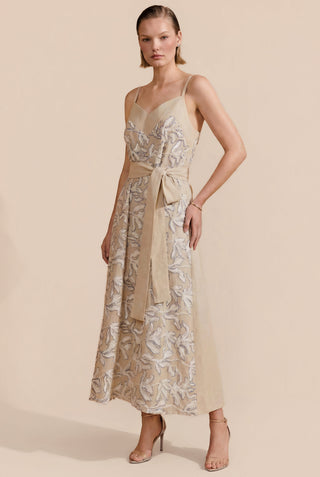 Vestido Fluido Cordone e Linho - 421619