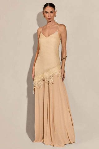 Vestido em Linho Assimétrico - 431607