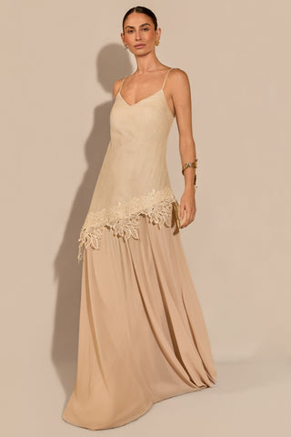 Vestido em Linho Assimétrico - 431607