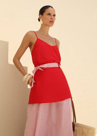 Conjunto Riviera Francesa - Vermelho 251426VM01..