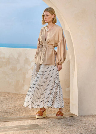 Kimono Elegante - Areia 211425BG02.