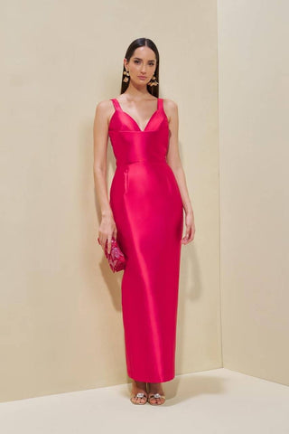 Vestido Midi Elegante - Red 281494327