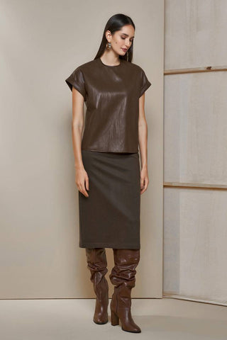 Blusa Notte A Milano - Marron 211346MA09