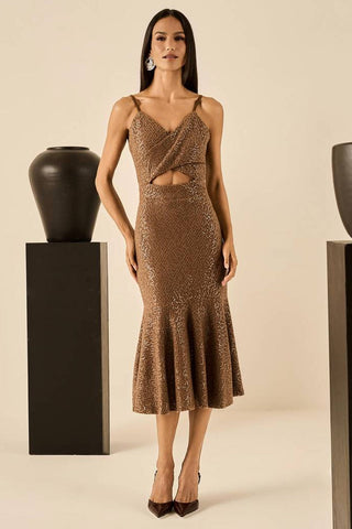 Vestido Mirage Glow - Caramelo 421519BG03.