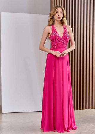 Dress Party Karine Bordado - Pink 281001RS03