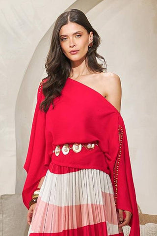 Blusa Quadrada - Vermelho 211419VM01..