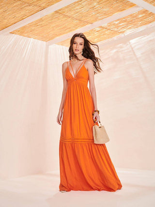 Dress Camila - Orange 238018LA09
