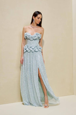Vestidotule Bordado C/babados - Serenity 281440AZ13