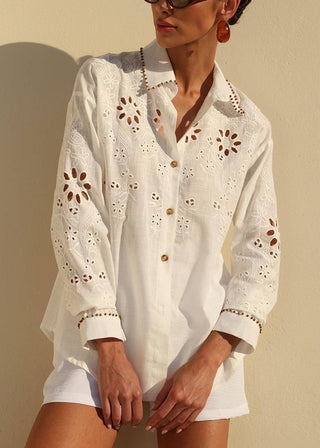 Camisa Rechilieu - Off White 211333BR03 OFF..