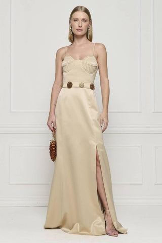 Vestido Sereia Pespontado - Ambar 2815035896