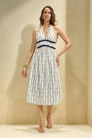 Vestido Frente Unica C/ Detalhe Frufru - Marinho 231424MAZ04..