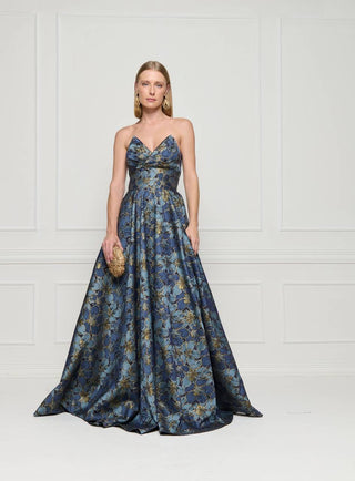 Vestido Em Jacquard Exclusivo - Marinho 291502MAZ04..