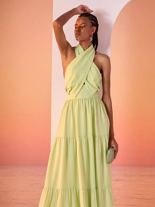 Dress Party Ana Maria - Verde Claro 288004VD10.