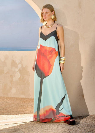 Vestido Flor Do Mediterraneo - Tulipa 2314158745