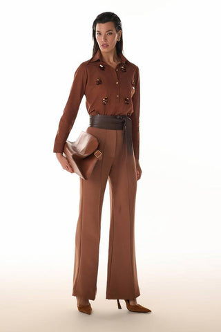 Calça Reta - Caramelo 441506BG03.