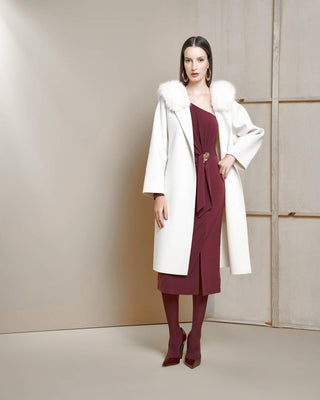 Casaco Aurora De Madrid - Off White 201310BR03 OFF..
