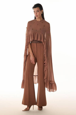 BLUSA CAPA - CARAMELO 411512BG03.