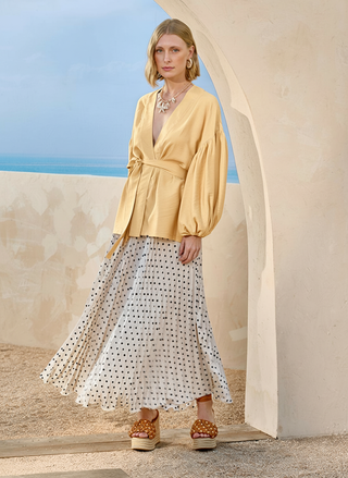 Kimono Elegante - Manteiga 211425BG20
