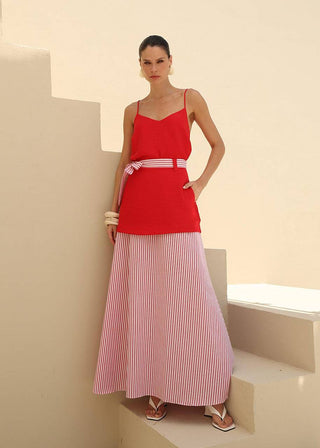 Conjunto Riviera Francesa - Vermelho 251426VM01..