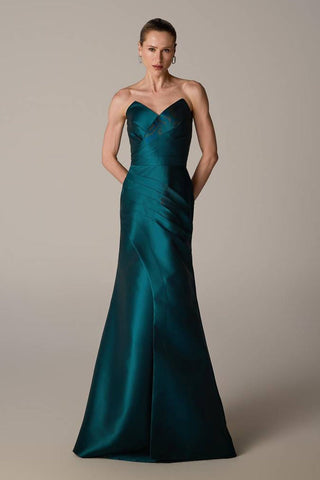 Vestido Com Recortes E Pregas - Floresta 281598VD07