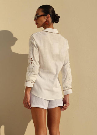 Camisa Rechilieu - Off White 211333BR03 OFF..