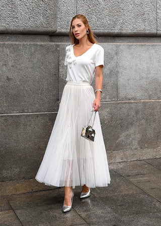 T-shirt Bruma De Venezia - Off White 211243BR03 OFF..