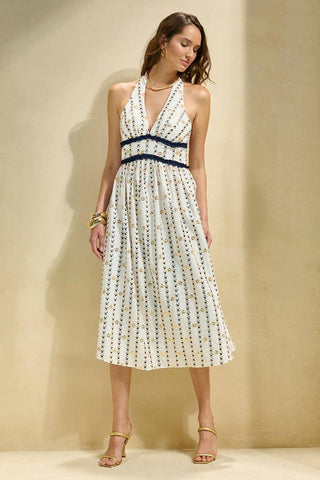 Vestido Frente Unica C/ Detalhe Frufru - Marinho 231424MAZ04..