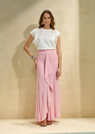 Saia Fluida Nesga - Rosa 261405RS01.