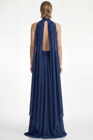 Vestido Frente Unica C/ Lenços Costas - 281536