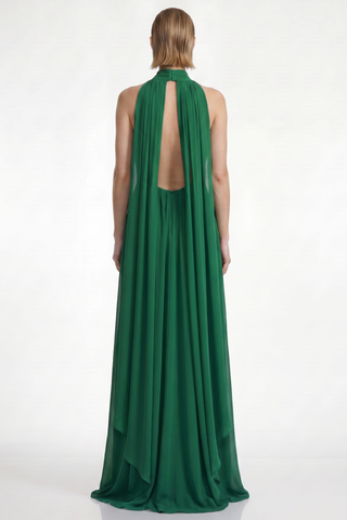 Vestido Frente Unica C/ Lenços Costas - 281536