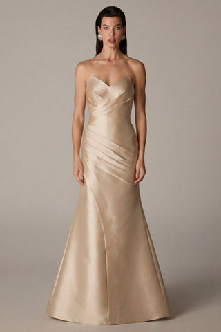 Vestido Com Recortes E Pregas - Ambar 2815985896