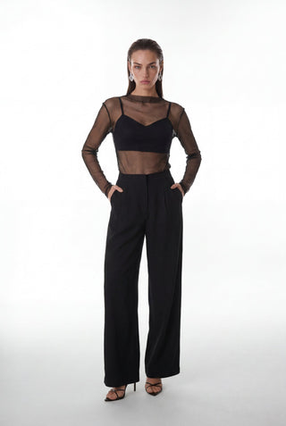 Blusa Renda Basica - Preto 411529PR01...