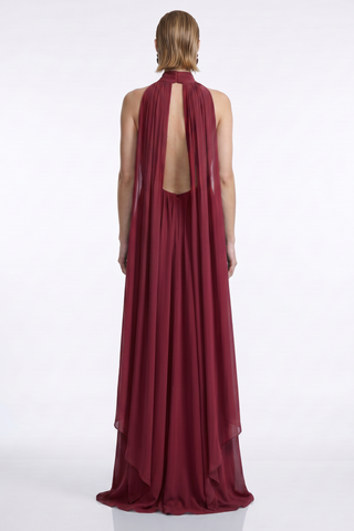 Vestido Frente Unica C/ Lenços Costas - 281536