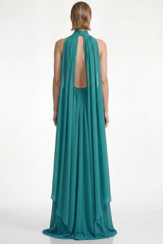 Vestido Frente Unica C/ Lenços Costas - 281536